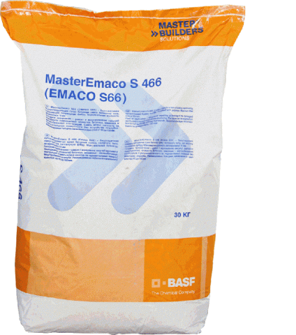 Сухая бетонная смесь MasterEmaco® S 466 (EMACO® S66)